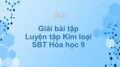Giải bài tập SBT Hóa 9 Bài 22: Luyện tập chương 2: Kim loại