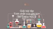 Giải bài tập SBT Hóa 9 Bài 25: Tính chất của phi kim