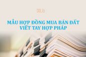 Hợp đồng mua bán đất viết tay