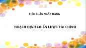 Tiểu luận: Hoạch định chiến lược tài chính