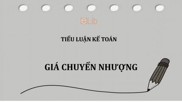 Tiểu luận: Giá chuyển nhượng