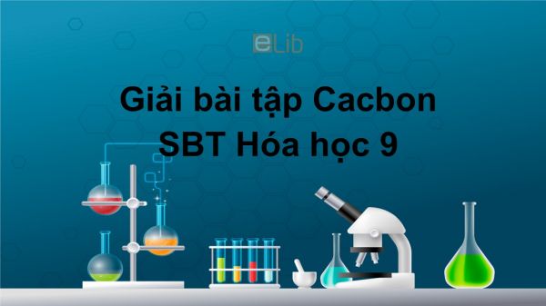 Giải bài tập SBT Hóa 9 Bài 27: Cacbon