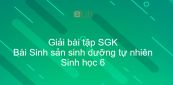Giải bài tập SGK Sinh học 6 Bài 26: Sinh sản sinh dưỡng tự nhiên
