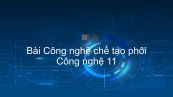 Công nghệ 11 Bài 16: Công nghệ chế tạo phôi