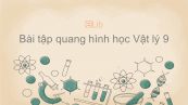 Lý 9 Bài 51: Bài tập quang hình học