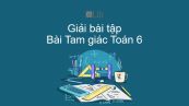 Giải bài tập SGK Toán 6 Bài 9: Tam giác