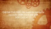 Giải bài tập SGK Lịch Sử 11 Bài 11: Tình hình các nước tư bản giữa hai cuộc CTTG