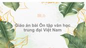 Ôn tập văn học trung đại Việt Nam