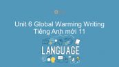 Unit 6 lớp 11: Global Warming - Writing