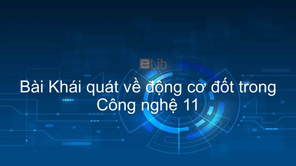 Công nghệ 11 Bài 20: Khái quát về động cơ đốt trong