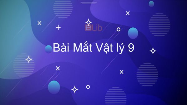 Lý 9 Bài 48: Mắt