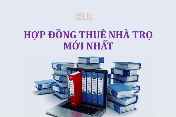 Mẫu hợp đồng thuê phòng/nhà trọ mới nhất