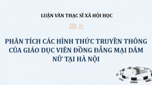 Luận văn ThS: Phân tích các hình thức truyền thông của giáo dục viên đồng đẳng mại dâm nữ tại Hà Nội