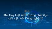 Công nghệ 10 Bài 22: Quy luật sinh trưởng phát dục của vật nuôi
