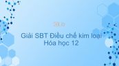 Giải bài tập SBT Hóa 12 Bài 21: Điều chế kim loại