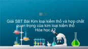 Giải bài tập SBT Hóa 12 Bài 26: Kim loại kiềm thổ và hợp chất quan trọng của kim loại kiềm thổ