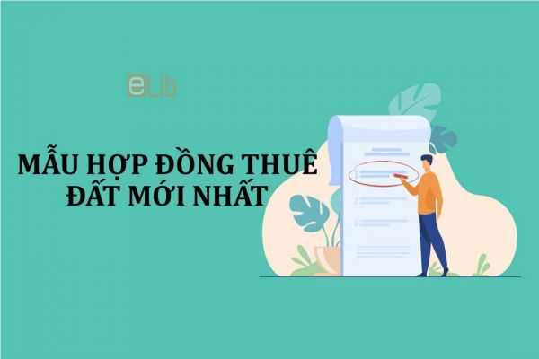 Mẫu hợp đồng thuê đất mới nhất