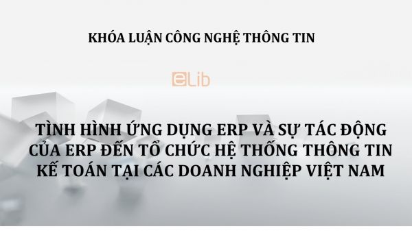 Luận văn: Tình hình ứng dụng ERP và sự tác động của nó đến tổ chức HTTT Kế toán