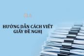 Cách viết giấy đề nghị