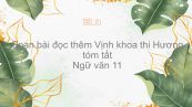 Soạn bài đọc thêm Vịnh khoa thi Hương tóm tắt