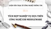 Luận văn ThS: Tích hợp nghiệp vụ dựa trên công nghệ ESB Middleware