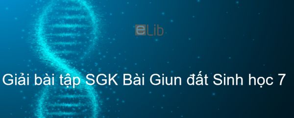 Giải bài tập SGK Sinh học 7 Bài 15: Giun đất