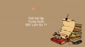 Giải SBT Lịch Sử 11 Bài 3