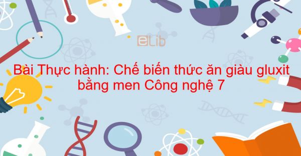 Công nghệ 7 Bài 42: Thực hành: Chế biến thức ăn giàu gluxit bằng men