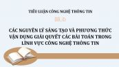 Tiểu luận: Các nguyên lý sáng tạo và phương thức vận dụng giải quyết các bài toán trong lĩnh vực công nghệ thông tin