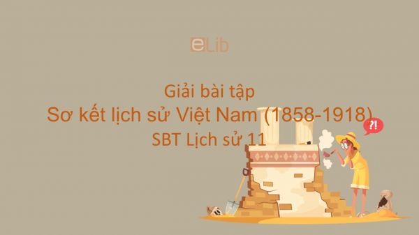 Giải bài tập SBT Lịch Sử 11 Bài 25: Sơ kết lịch sử Việt Nam (1858-1918)