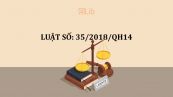 Luật về 37 luật có liên quan đến quy hoạch số 35/2018/QH14