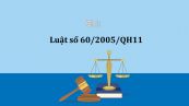 Luật doanh nghiệp năm 2005 số 60/2005/QH11