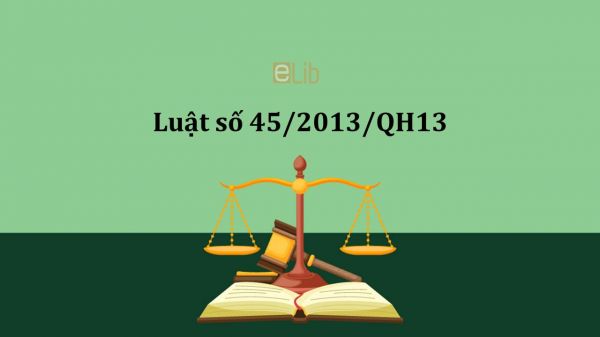 Luật đất đai 2013 số 45/2013/QH13