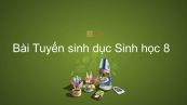 Sinh học 8 Bài 58: Tuyến sinh dục
