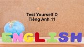 Unit 10-11 lớp 11: Test Yourself D