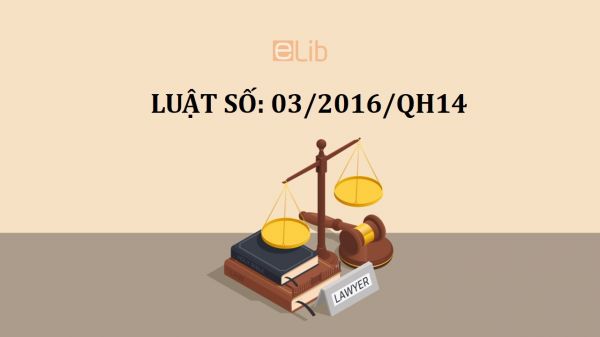 Luật đầu tư số 03/2016/QH14