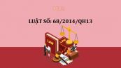 Luật doanh nghiệp số 68/2014/qh13