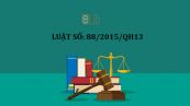 Luật kế toán số 88/2015/QH13