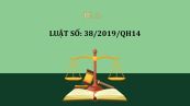 Luật quản lý thuế số 38/2019/QH14
