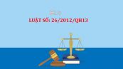 Luật thuế thu nhập cá nhân số 26/2012/QH13