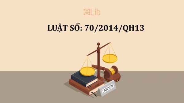 Luật sửa đổi, bổ sung một số điều của luật thuế tiêu thụ đặc biệt số 70/2014/QH13