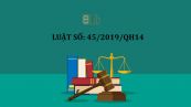 Luật lao động số 45/2019/QH14