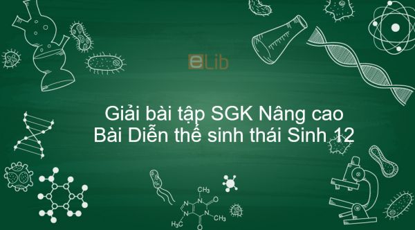 Giải bài tập SGK Sinh 12 Nâng cao Bài 58: Diễn thế sinh thái