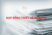 Mẫu hợp đồng thiết kế website mới nhất