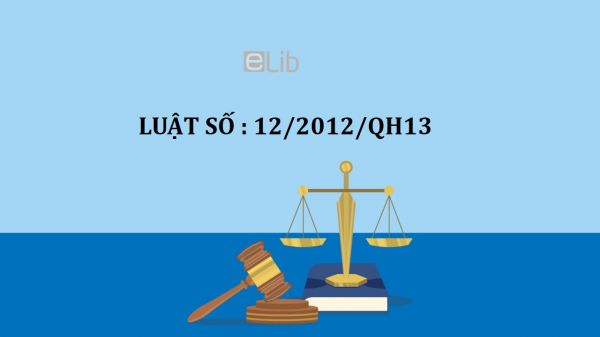 Luật công đoàn số 12/2012/QH13