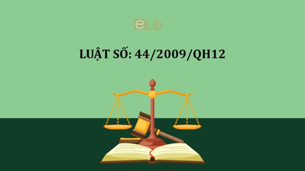 Luật sửa đổi, bổ sung một số điều của luật giáo dục số 44/2009/QH12