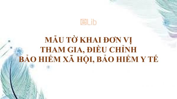 Mẫu TK3-TS: Tờ khai đơn vị tham gia, điều chỉnh bảo hiểm xã hội, bảo hiểm y tế