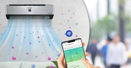 Cách điều khiển cơ bản dòng máy lạnh Sharp Wifi bằng điện thoại