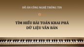Đồ án: Tìm hiểu bài toán khai phá dữ liệu văn bản