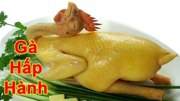 Cách làm gà hấp hành đơn giản tại nhà